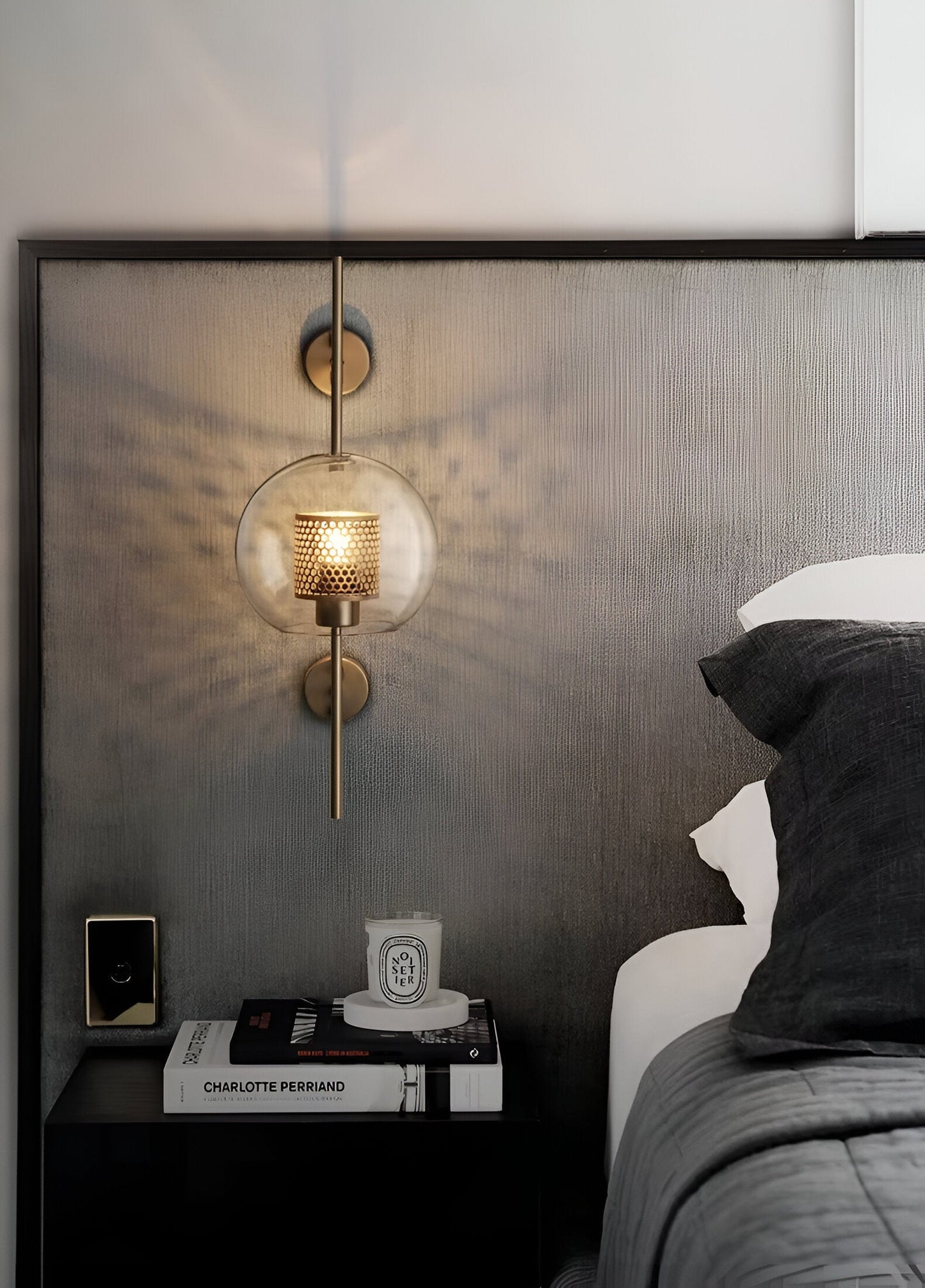 Orbee wandlamp - stijlvolle glazen wandlamp - honingraat wandlamp ontwerp - vintage wandlampen led