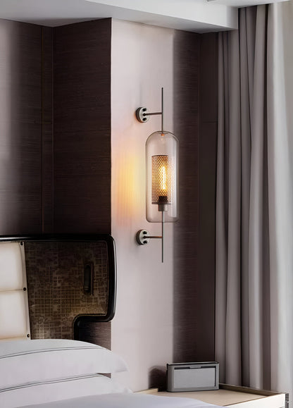 Orbee wandlamp - stijlvolle glazen wandlamp - honingraat wandlamp ontwerp - vintage wandlampen led