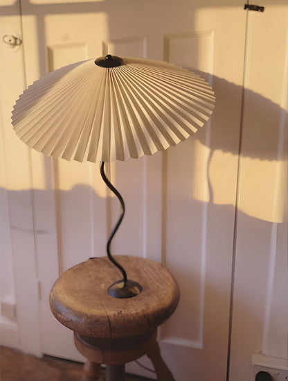 Ori Squiggle lamp - gevouwen tafellamp - origami led tafellamp