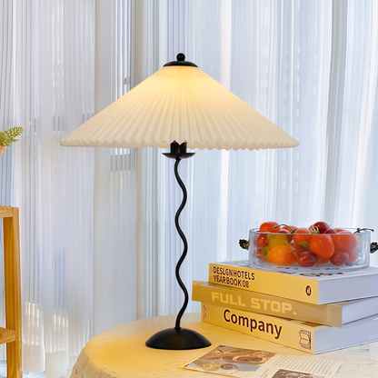 Ori Squiggle lamp - gevouwen tafellamp - origami led tafellamp