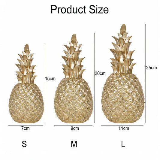 Pineart decoratie - ananas ornament van hars nordic creatieve fruitdecoratie