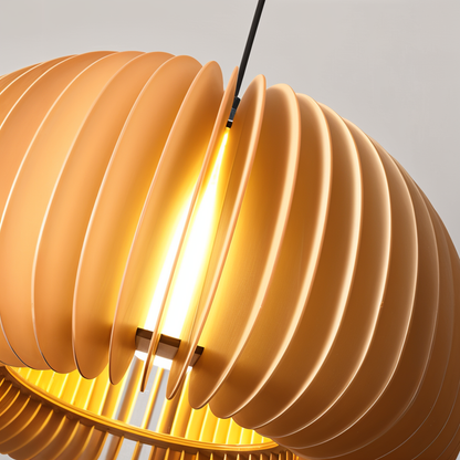 Wooden Dream hanglamp - handgemaakte rustieke houten kunst plafondlampen