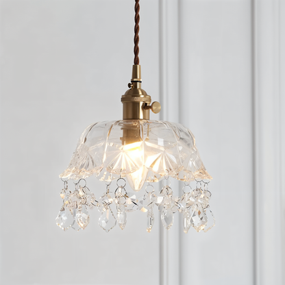 Retro Chime kroonluchter- luxe kristallen glazen hanglampen
