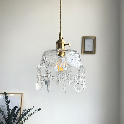 Retro Chime kroonluchter- luxe kristallen glazen hanglampen