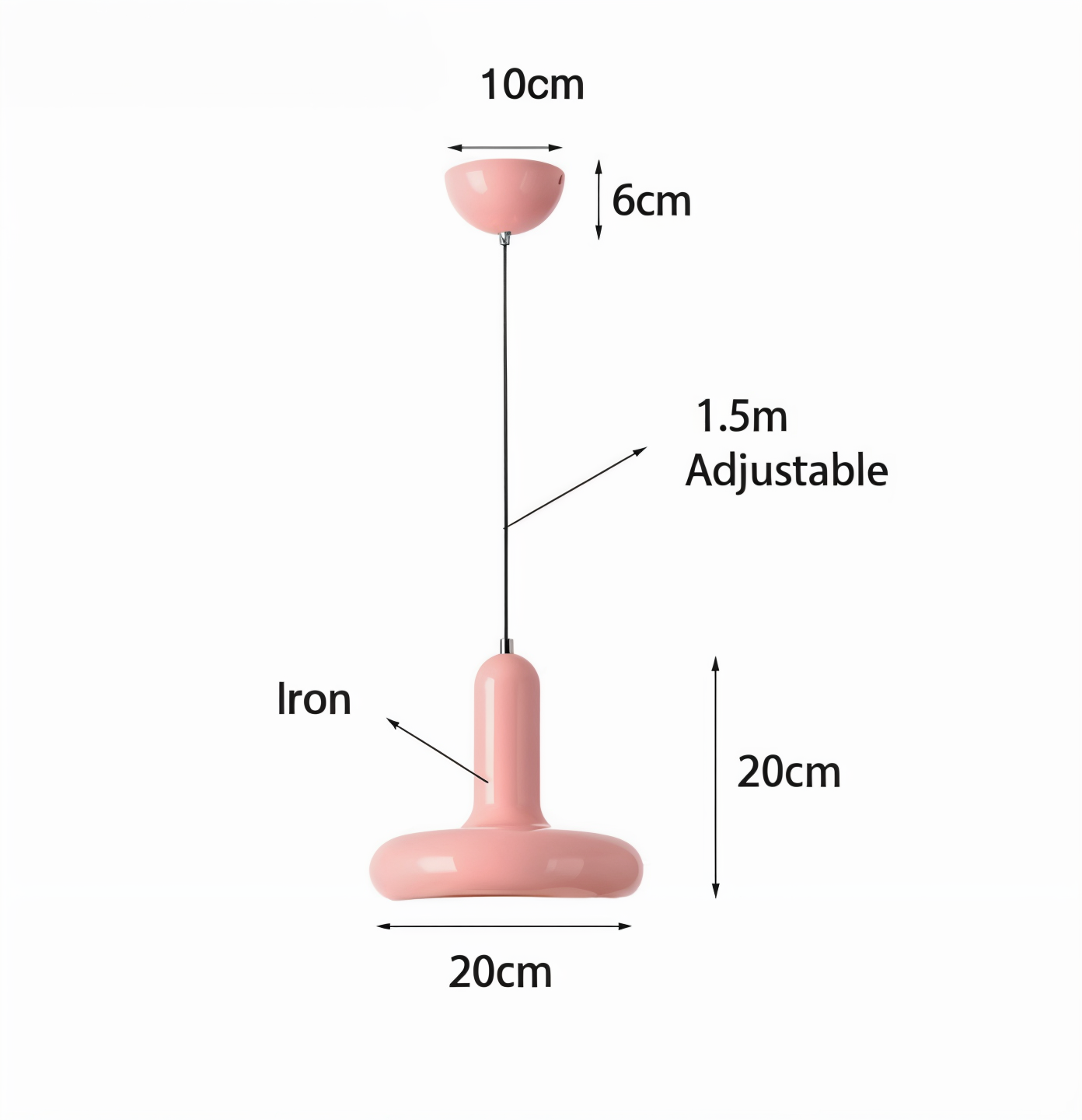 RetroPop hanglamp - bauhaus Macaron hanglampen