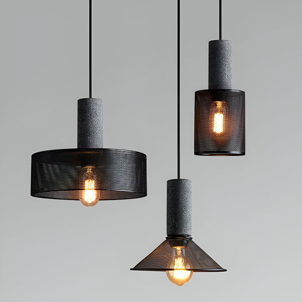 Rustieke hanglamp - moderne retro zwarte industriële lamp - verstelbare hanglamp