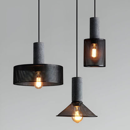 Rustieke hanglamp - moderne retro zwarte industriële lamp - verstelbare hanglamp