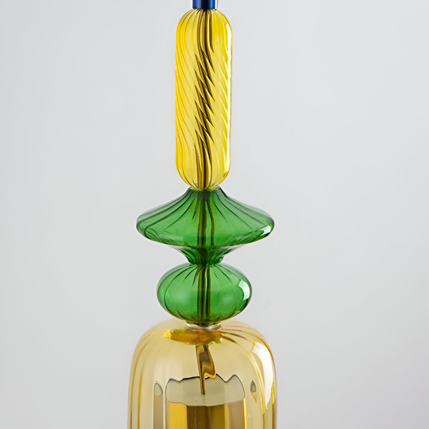 Spectrafuse hanglamp - veelkleurige glazen hanglamp - nordic macaron decoratieve verlichting