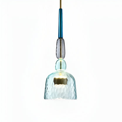 Spectrafuse hanglamp - veelkleurige glazen hanglamp - nordic macaron decoratieve verlichting