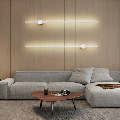 Streamline - lineaire led wandlamp in scandinavische stijl