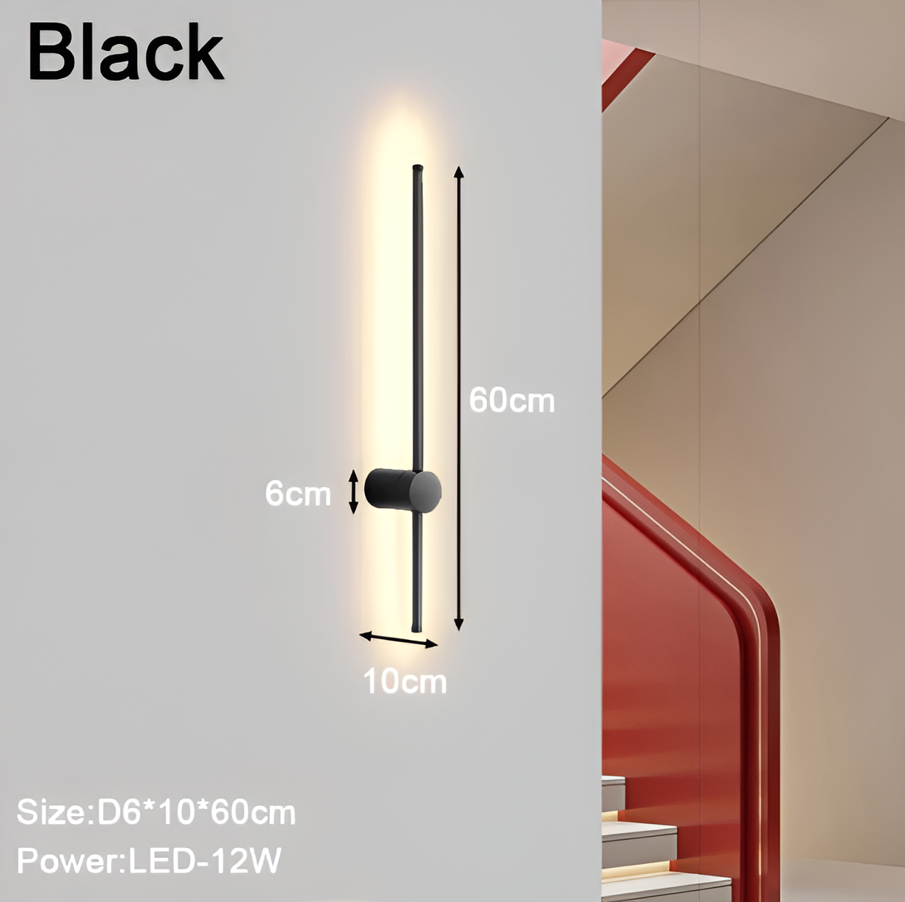 Streamline - lineaire led wandlamp in scandinavische stijl