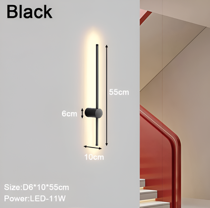 Streamline - lineaire led wandlamp in scandinavische stijl