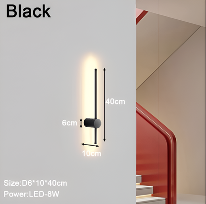 Streamline - lineaire led wandlamp in scandinavische stijl