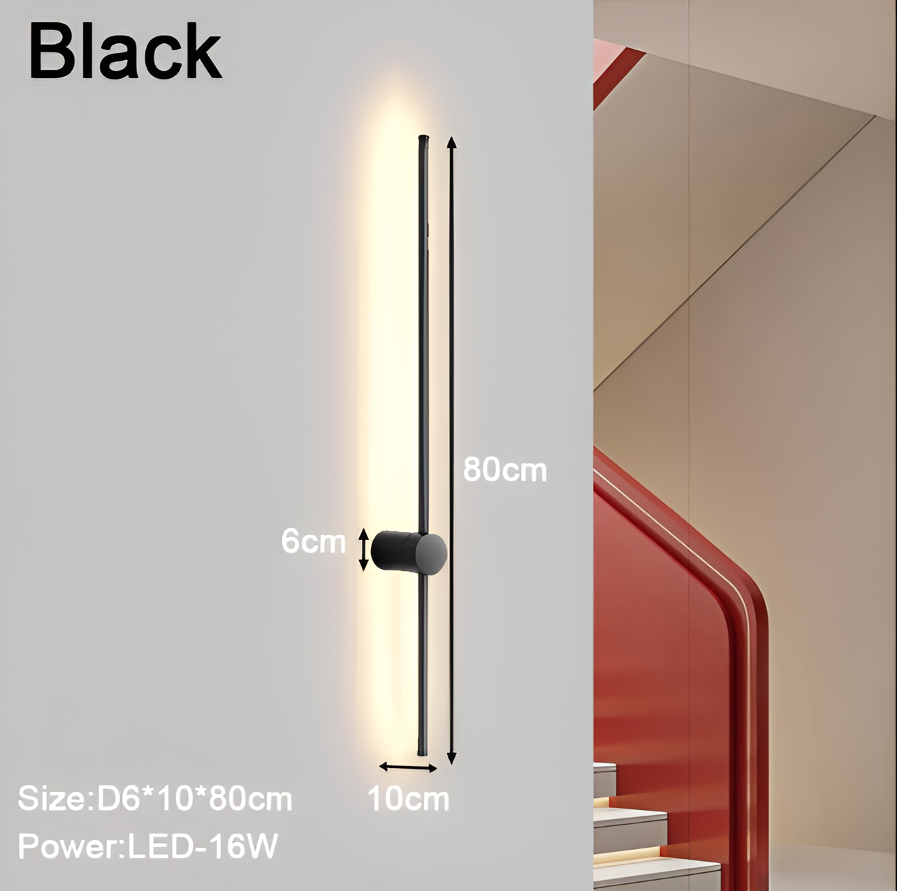 Streamline - lineaire led wandlamp in scandinavische stijl