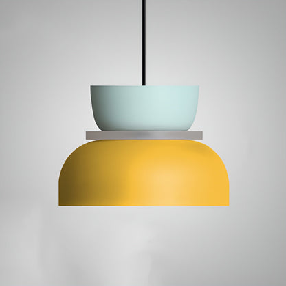 VividGlow - levendige metalen macaron led hanglamp
