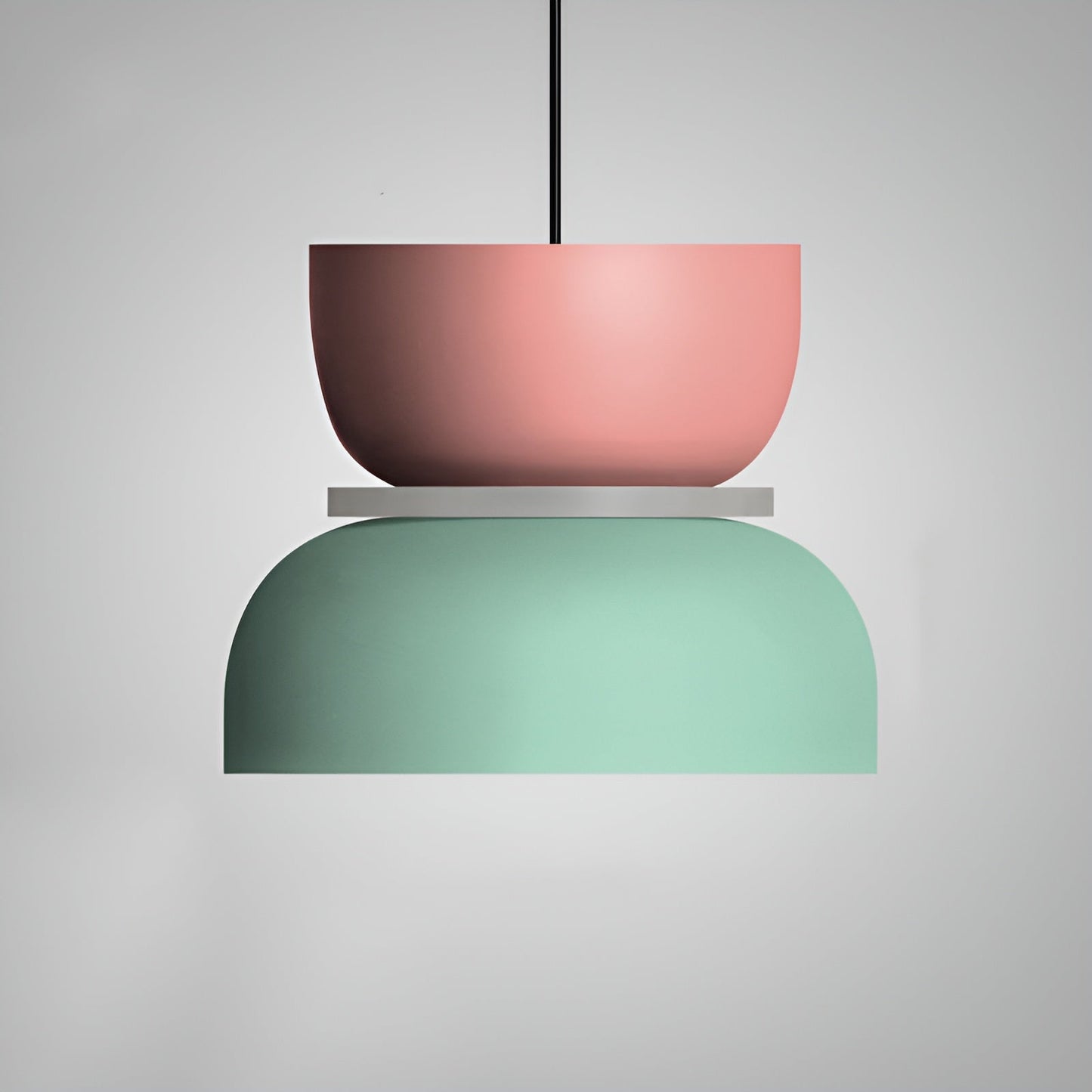 VividGlow - levendige metalen macaron led hanglamp