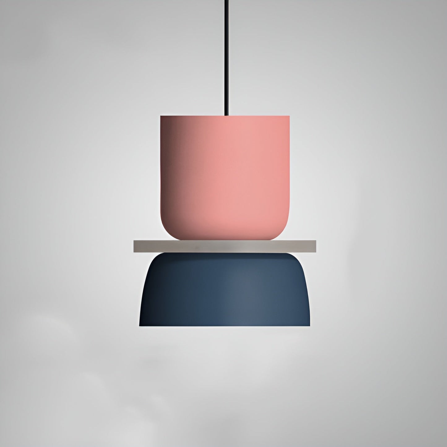 VividGlow - levendige metalen macaron led hanglamp