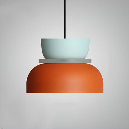 VividGlow - levendige metalen macaron led hanglamp