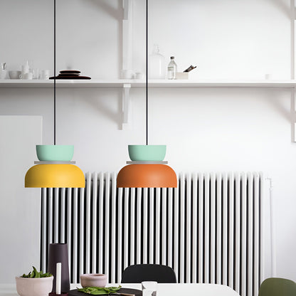 VividGlow - levendige metalen macaron led hanglamp