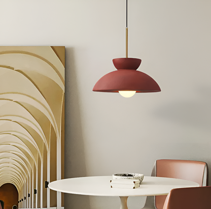 Wabi Sabi - geometrische led hanglamp van hars - wabi sabi minimalistische hanglamp