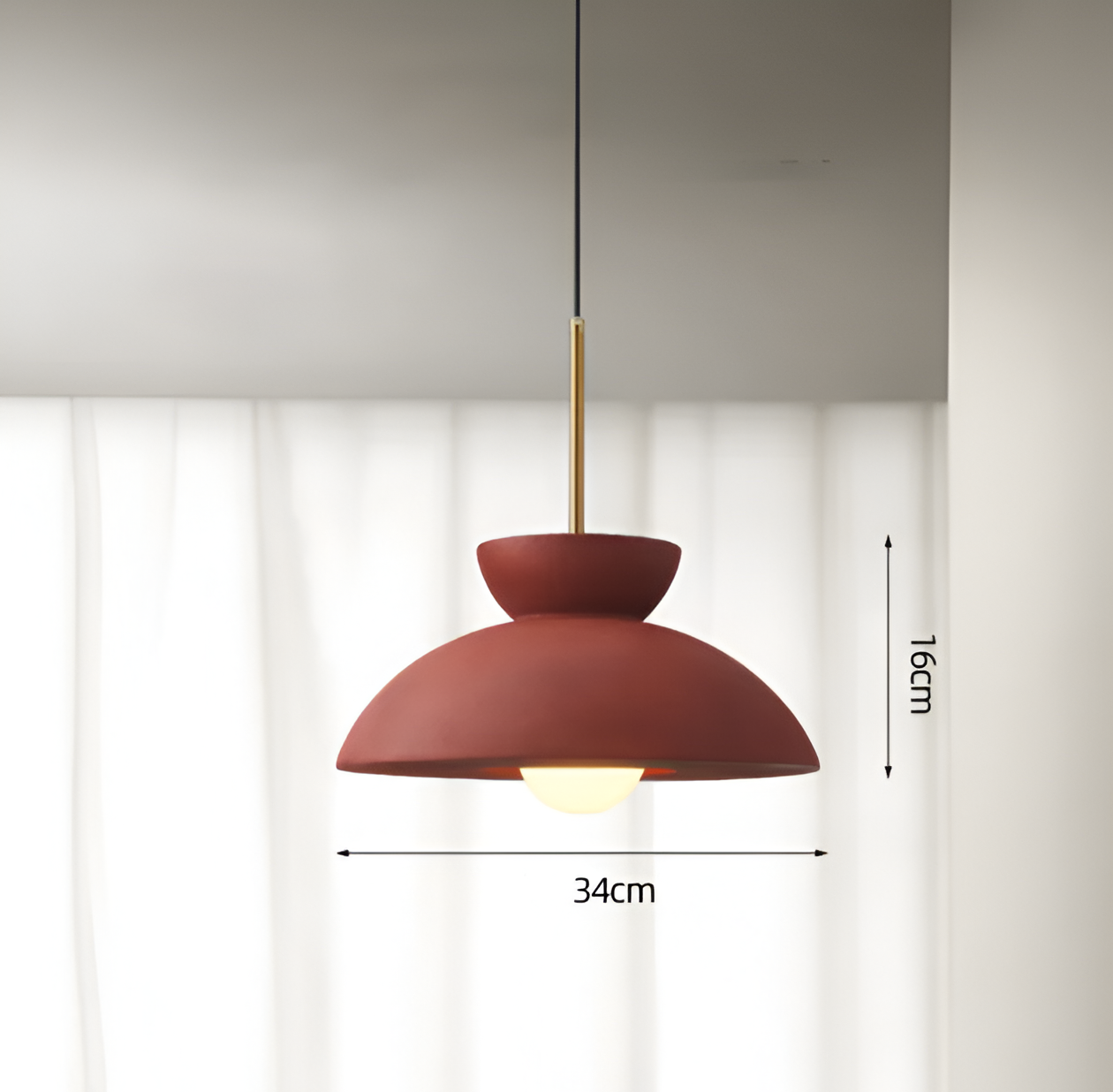 Wabi Sabi - geometrische led hanglamp van hars - wabi sabi minimalistische hanglamp