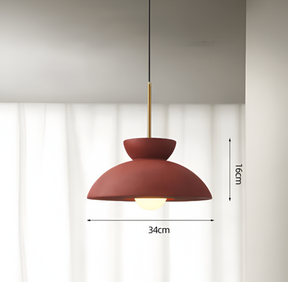 Wabi Sabi - geometrische led hanglamp van hars - wabi sabi minimalistische hanglamp