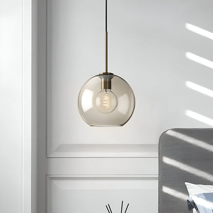 Klare Perle hanglamp - plafondlamp van industrieel loftglas