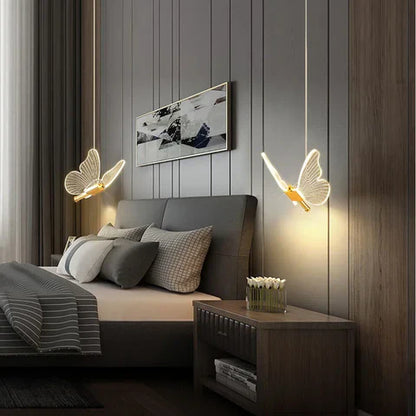 FlutterGlow - led vlinderhanglampen