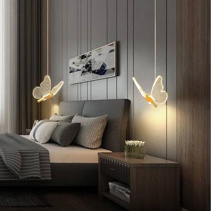 FlutterGlow - led vlinderhanglampen