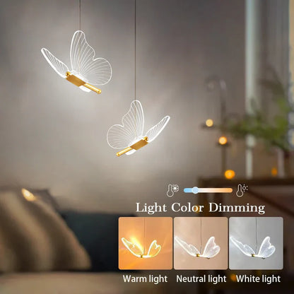FlutterGlow - led vlinderhanglampen