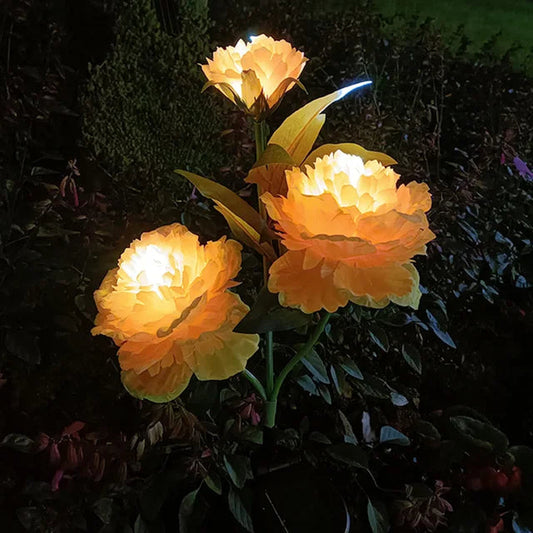 Peonyglow - bloemenlicht op zonne-energie