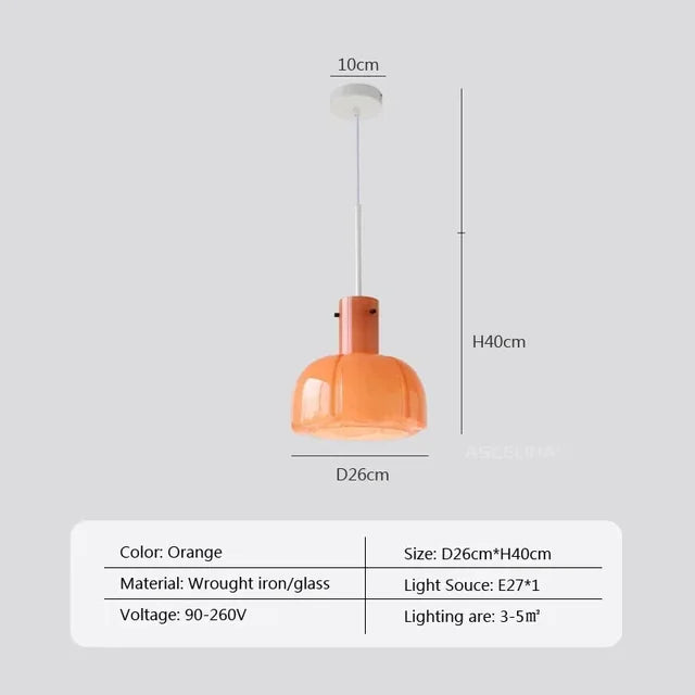Arctic - led scandinavische hanglamp glas