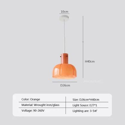 Arctic - led scandinavische hanglamp glas