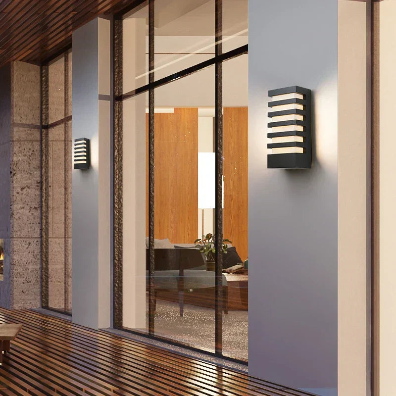Aluluxe | moderne waterdichte aluminium wandlamp voor binnen en buiten