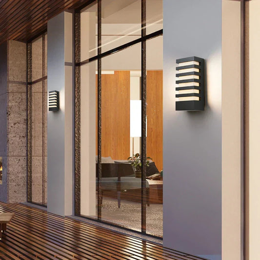Aluluxe | moderne waterdichte aluminium wandlamp voor binnen en buiten