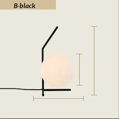 Duidelijke elegantie - moderne minimalistische tafellamp