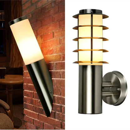 StainlessGlow - moderne roestvrijstalen wandlampen voor buiten