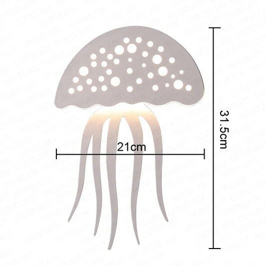 OceanicShine - jellyfish wandlampen
