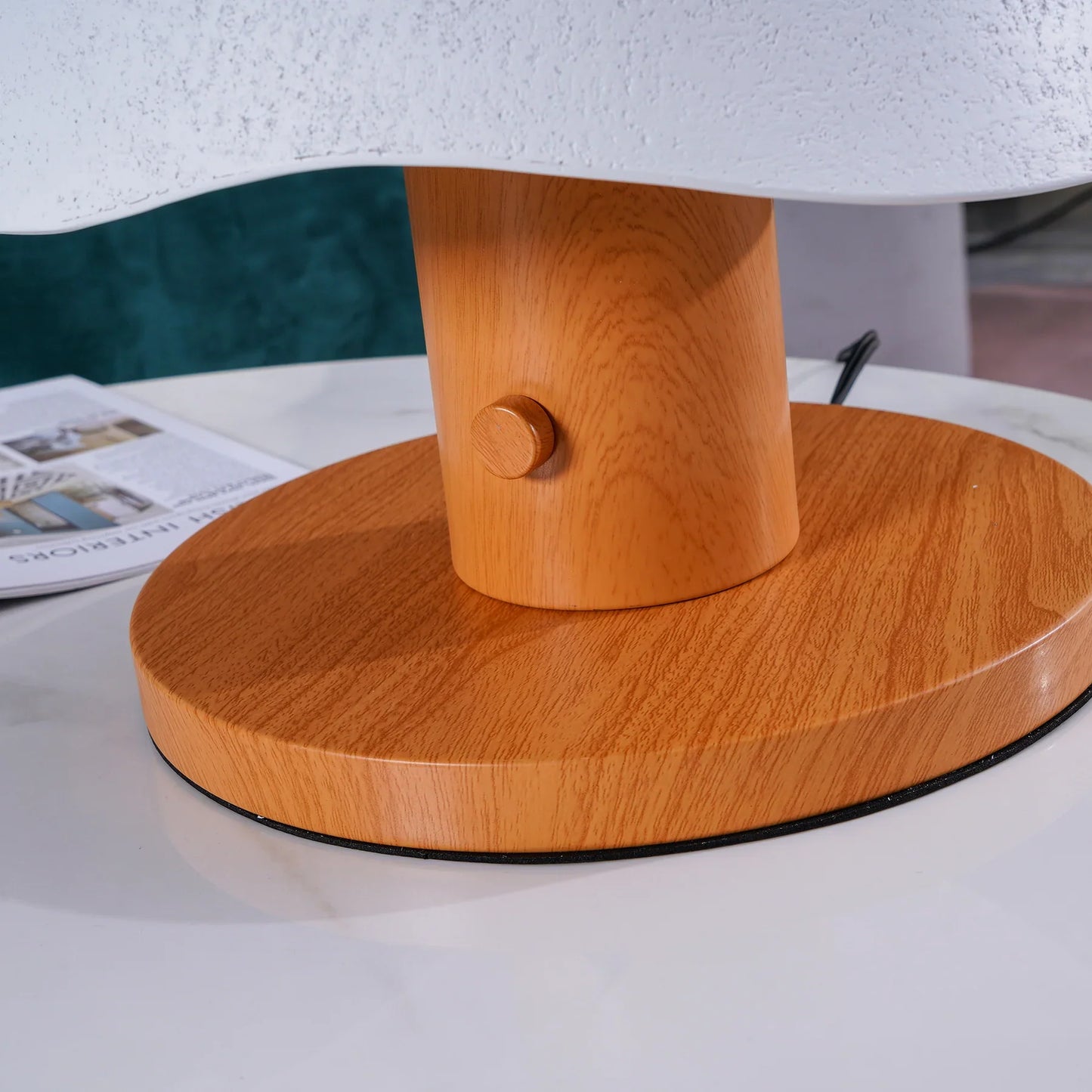 Tafellamp geïnspireerd door paddenstoelen