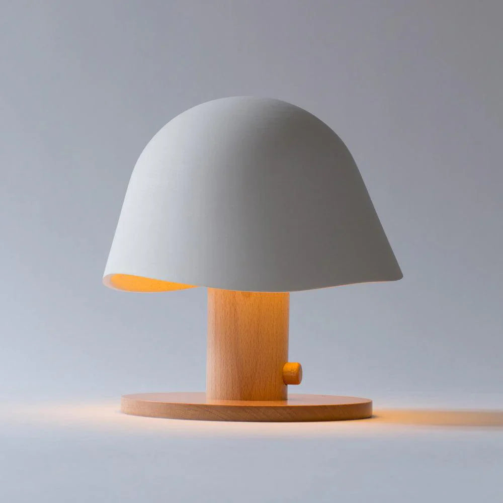 Tafellamp geïnspireerd door paddenstoelen