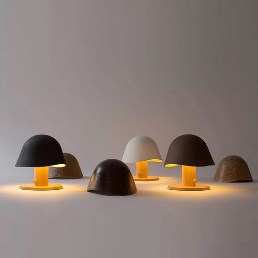 Tafellamp geïnspireerd op paddenstoelen