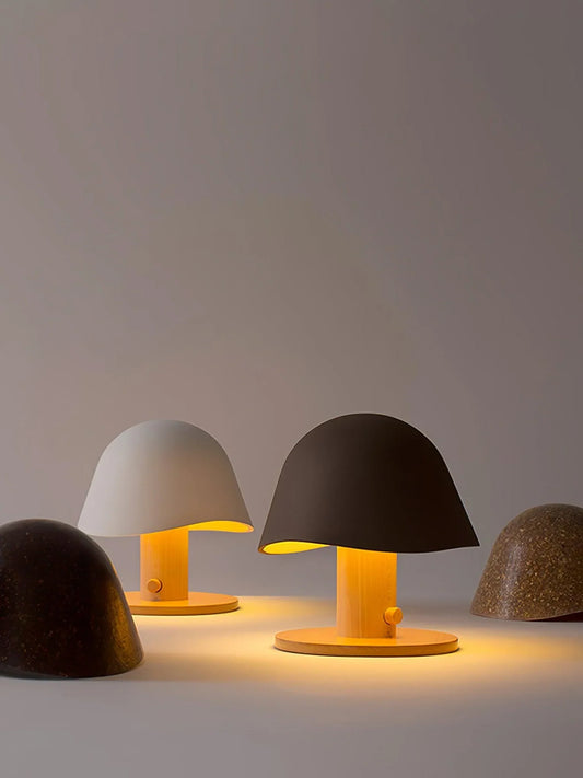 Tafellamp geïnspireerd door paddenstoelen