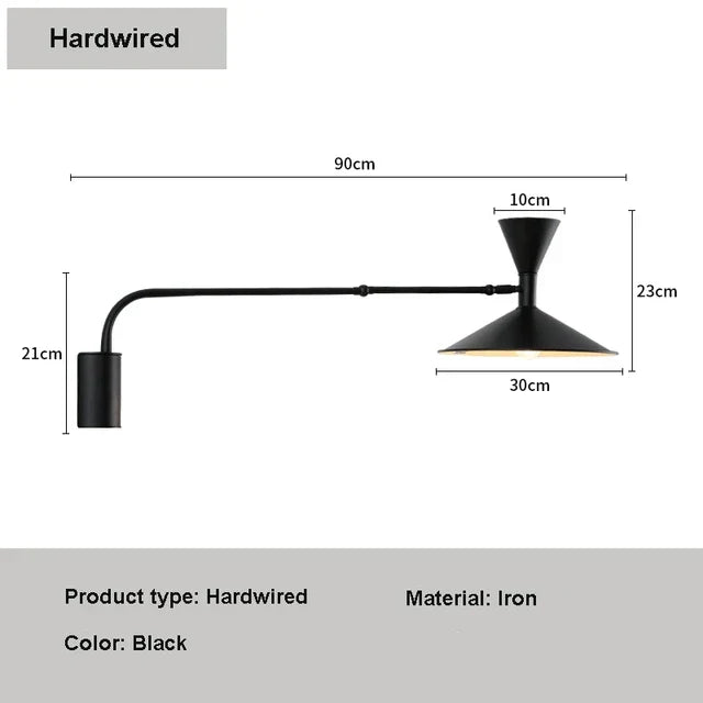 Pureflex - nordic swing wandlamp
