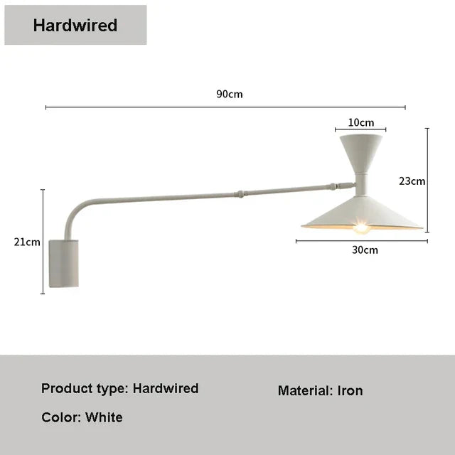Pureflex - nordic swing wandlamp