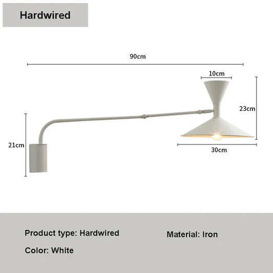 Pureflex - nordic swing wandlamp