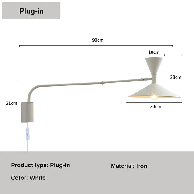 Pureflex - nordic swing wandlamp