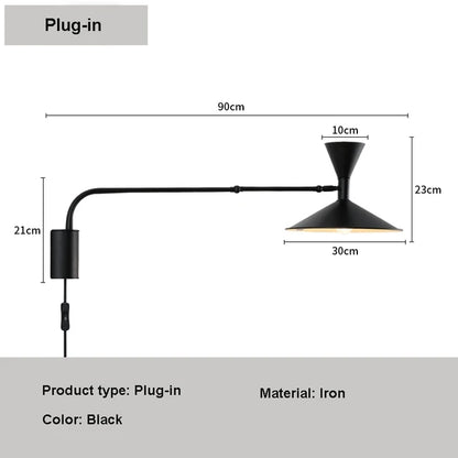 Pureflex - nordic swing wandlamp