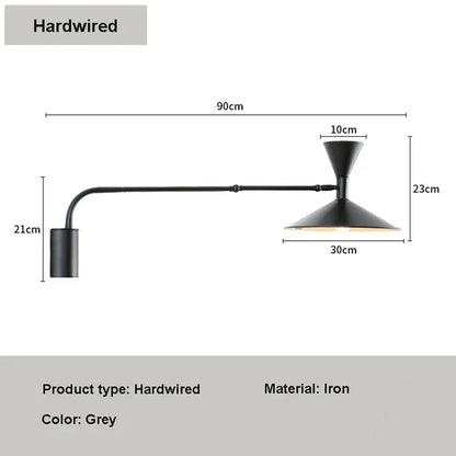 Pureflex - nordic swing wandlamp