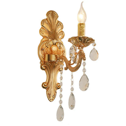 Luxeloft - kristallen wandlamp