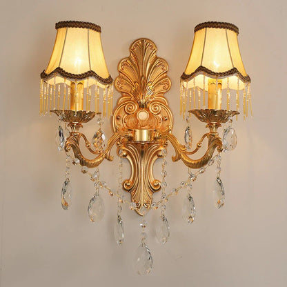 Luxeloft - kristallen wandlamp